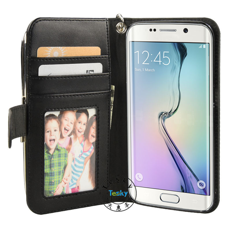 for samsung S6 edge wallet cas