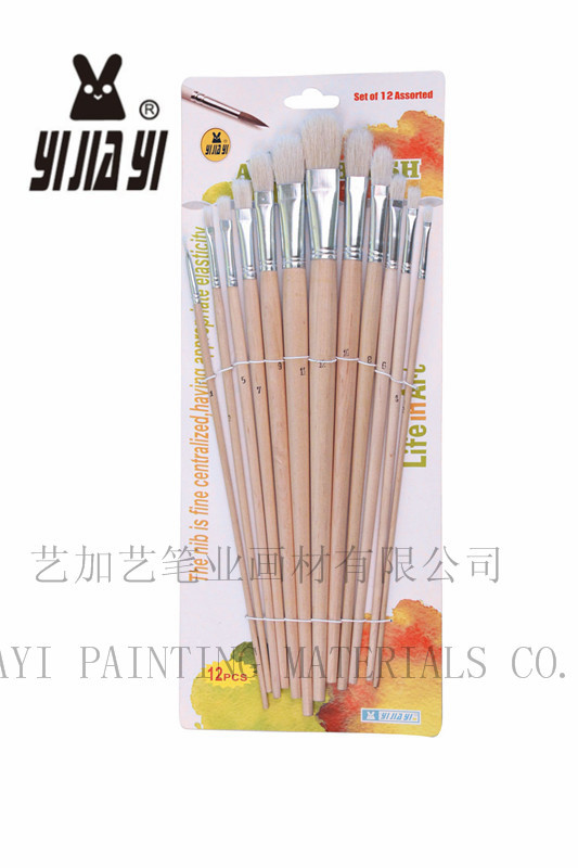 579-10G,12pcs-paint-brush,bris