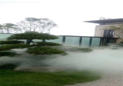 酒店喷雾景观施工方案 四川酒店喷雾景观工程 易森雾景
