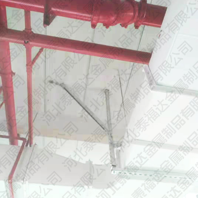 泰福达管廊抗震支架-风管单管双向抗震支架