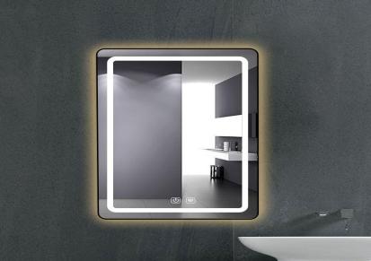 虹维欧式智能led灯浴室镜卫浴镜壁挂蓝牙无框洗手间镜子