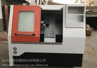 台州国宇自动化数控车床GY-46A斜线轨数控车床数控光机