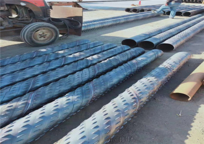 桥式滤水管-高强度钢板-冲孔防腐滤水管-打井管厂家