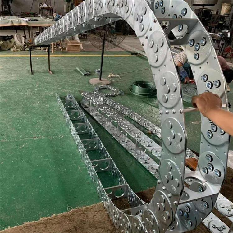 油管钢铝拖链 承重型拖链 沧州利川生产加工