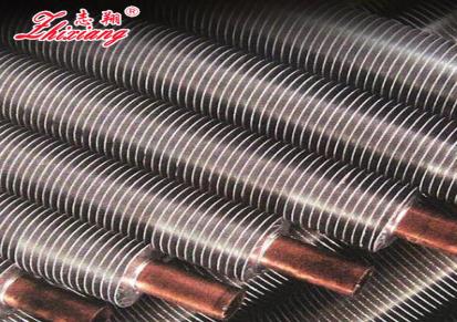 志翔 大口径高频焊翅片管加工 工业用钢制螺旋散热管规格型号