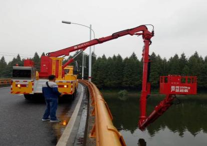 22米臂架式桥梁检测作业车出租服务 徐工品牌