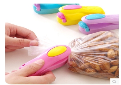 糖果拼色便携家用迷你封口机零食塑料袋密封