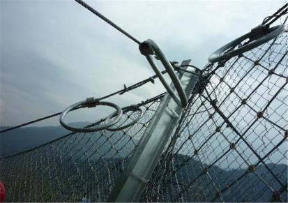 恩元建设承接边坡防护网被动环形网SNS柔性护坡挂网