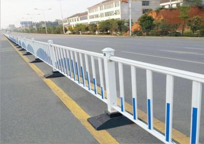 市政道路护栏 马路交通安全栅栏 人车分流栏杆 淼发支持定制