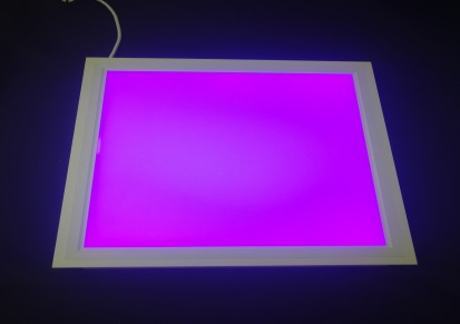 新型UVA杀菌平板灯LED灭菌面板灯UVA405纳米可见光杀菌净化面板灯