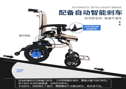 上海互邦老年人电动 轮椅HBLD3-C升级铝合金锂直销批发