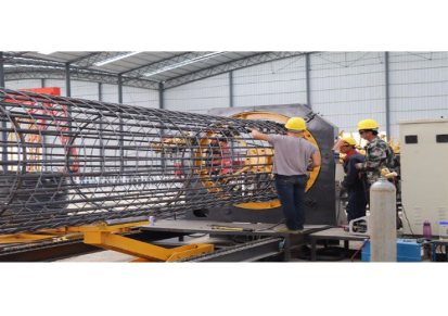 数控钢筋笼成型机厂商 中济鲁源 自动钢筋笼成型机报价