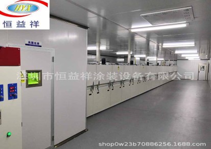 深圳自动喷漆流水线 涂装有机废气处理设备 环保水帘柜厂家