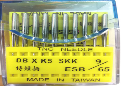 台湾TNC 9号 KK 防跳线针 四面高弹性针织面料薄布软布 缝纫机针