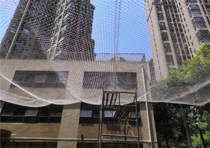 一楼院子隐形防护网一楼院子防坠网不锈钢绳网防坠网
