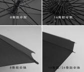 日本武士雨伞24骨自动直杆雨伞定制 深圳雨伞厂跨境电商雨伞供应