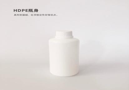 四川成都500ml圆形条纹化工瓶订货生产厂家 保益康HDPE塑料瓶液体瓶