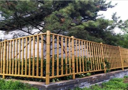 仿竹篱笆 于沙丝网定制仿竹护栏 花园仿竹栏杆