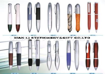 万里制笔厂专业生产进暑套装笔 签字笔 单支套笔 金属笔 礼品笔