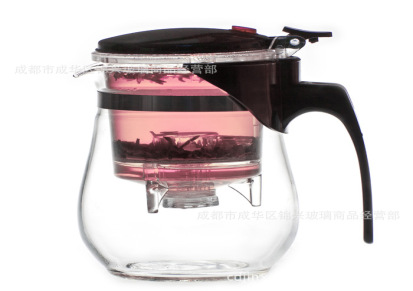 国产 高鹏耐热玻璃飘逸壶 冲茶器 玻璃可乐杯
