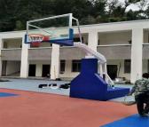 贵州 平箱式篮球架 凹箱篮球架 沧海体育设施