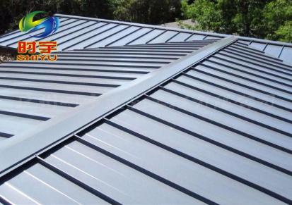 现代金属屋面 时宇压型铝镁锰板厂家 65-430型铝合金屋面板