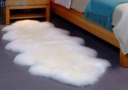厂家供应批发羊毛皮型汽车垫 座椅羊毛垫 冬季客厅毛垫自由皮形