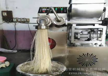 全自动湖南米粉机生产鲜米粉机器盛亚商用大型不锈钢米粉机设备价格