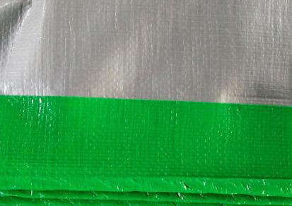 旭洋防雨防晒防水PE篷布可定制货物遮盖草绿银篷布