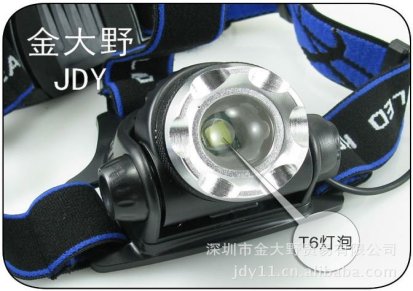 厂价直销 CREE T6头灯 LED头灯 强光充电头灯 户外调焦钓鱼头灯