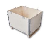 钢带箱胶合板卡扣木箱可拆卸折叠木箱出口航空木箱