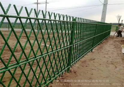 生态园仿竹围栏不锈钢仿真竹栏杆仿竹篱笆竹节围栏生产厂家