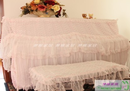 粉色恋人钢琴罩-标准尺寸2件套 批发供应钢琴罩 厂家直销