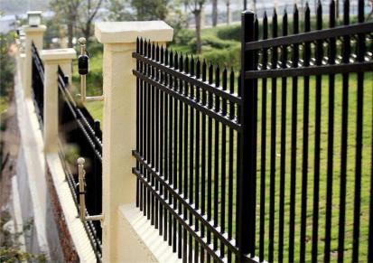 宏特围墙护栏厂家 定制铁艺锌钢穿插焊接围墙护栏围栏