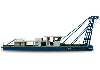 四川河道8寸小型采砂船采用水泵辅助