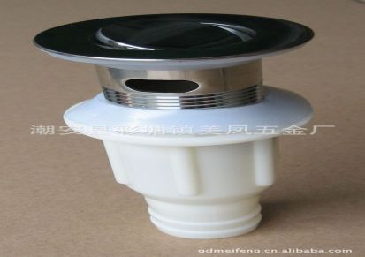 专业供应 优质L019短款不锈钢下水器 厨房水槽下水器