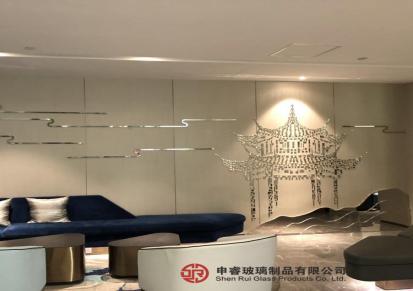 背景墙工艺玻璃 玻璃背景墙批发上海申睿 工厂直销