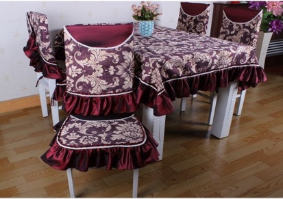 厂家供应 新款金丝布椅垫椅套 餐桌台布 桌布 等家居布艺