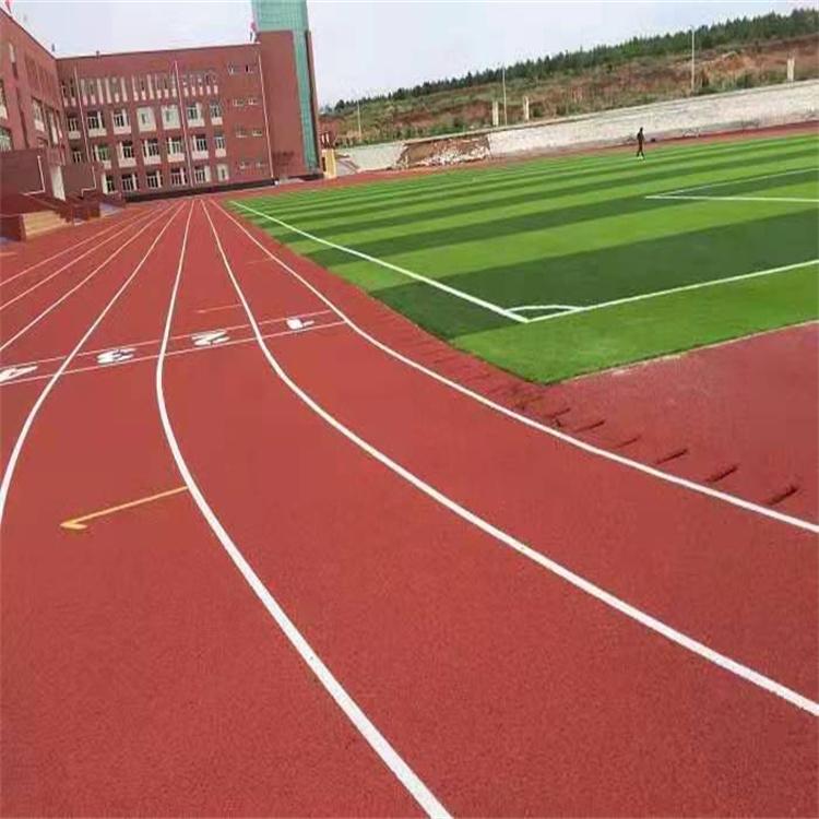 豪坤体育 球场塑胶跑道 适用于大中小学校体育馆小区公园