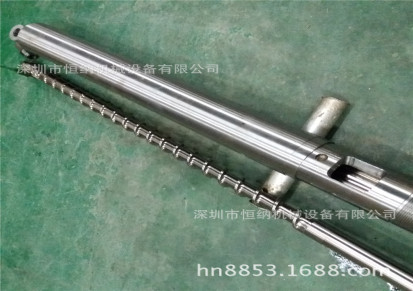 供应螺杆&Phi;25以上注塑机合金熔胶筒螺杆 双金属料管射胶螺丝