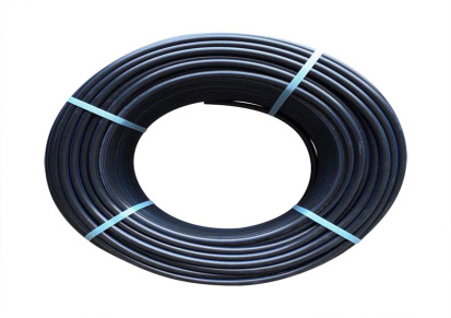 联塑PE管材厂家全新料塑料给水管dn63黑色盘管自来水管