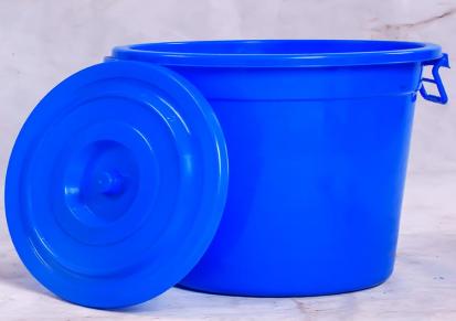 赛普实业 食品级加厚带盖350L塑料水桶 家用储水桶 厂家批发