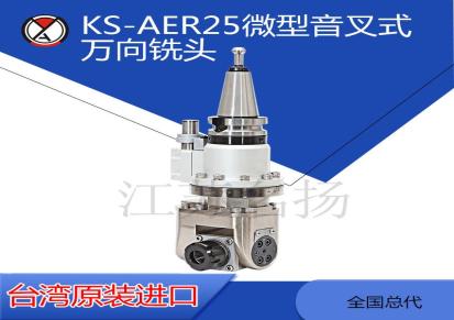 微型万向头 KS-AER25 台湾名扬万向铣头 微型音叉式万向铣头