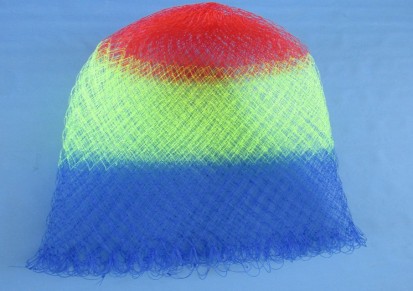 彩色40直径50直径抄网袋抄网兜优质尼龙线手工编织鱼网网布不带圈