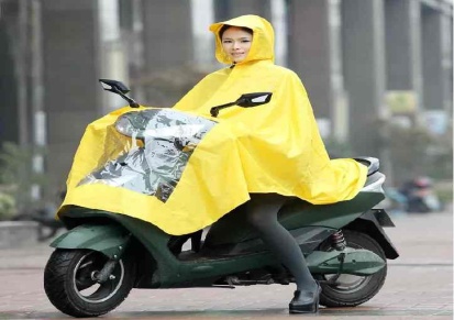 批发天堂雨衣N120苹电雨披 宽大硬帽檐电动车自行车雨衣2015