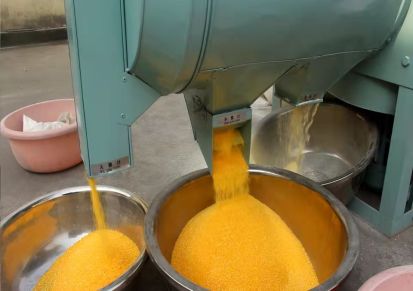 中小产量玉米糁加工成套设备流水线机组