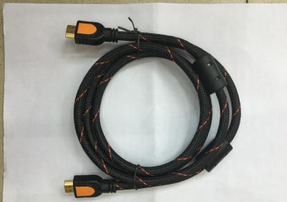 黄刀厂家直销1.4版HDMI高清线支持3D电视机电脑连接线(特价）