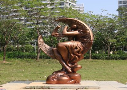 惠州雕塑定制 星月玻璃钢雕塑定制 广场雕塑 广场雕塑定制