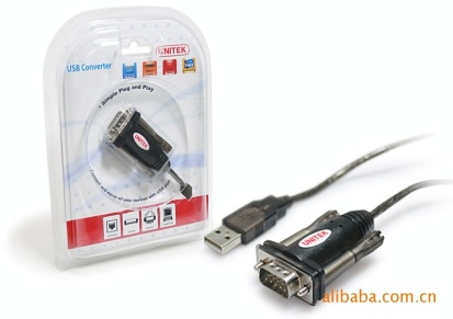 供应优越者USB 转 RS232数据线 USB 2.0芯