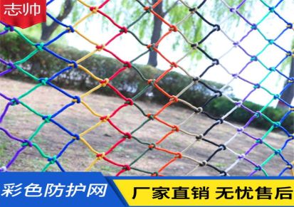 防护网 边坡防护网 彩色尼龙绳网 志帅化纤